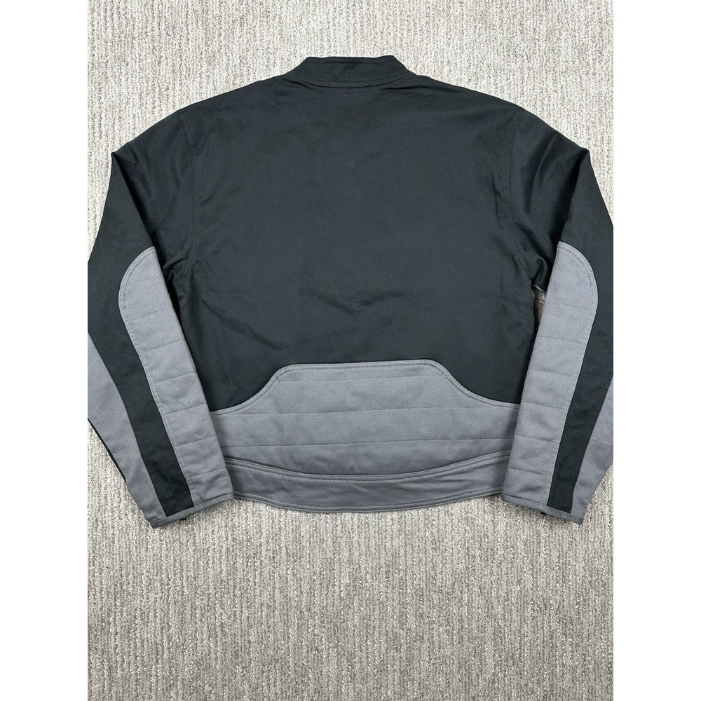New Jordan Brooklyn Motorsport Jacket Black/Iron‎ Grey HV1048-010 Men's Small - Picture 6 of 13
